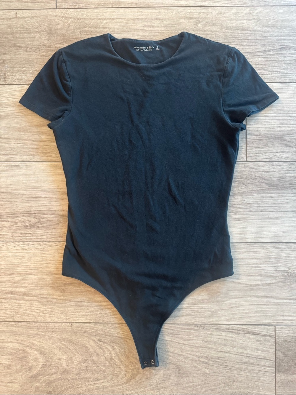 Abercrombie & Fitch Soft A&F Black Bodysuit – Size Large